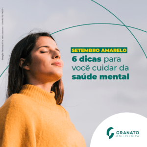 Setembro Amarelo: 6 dicas para você cuidar da saúde mental