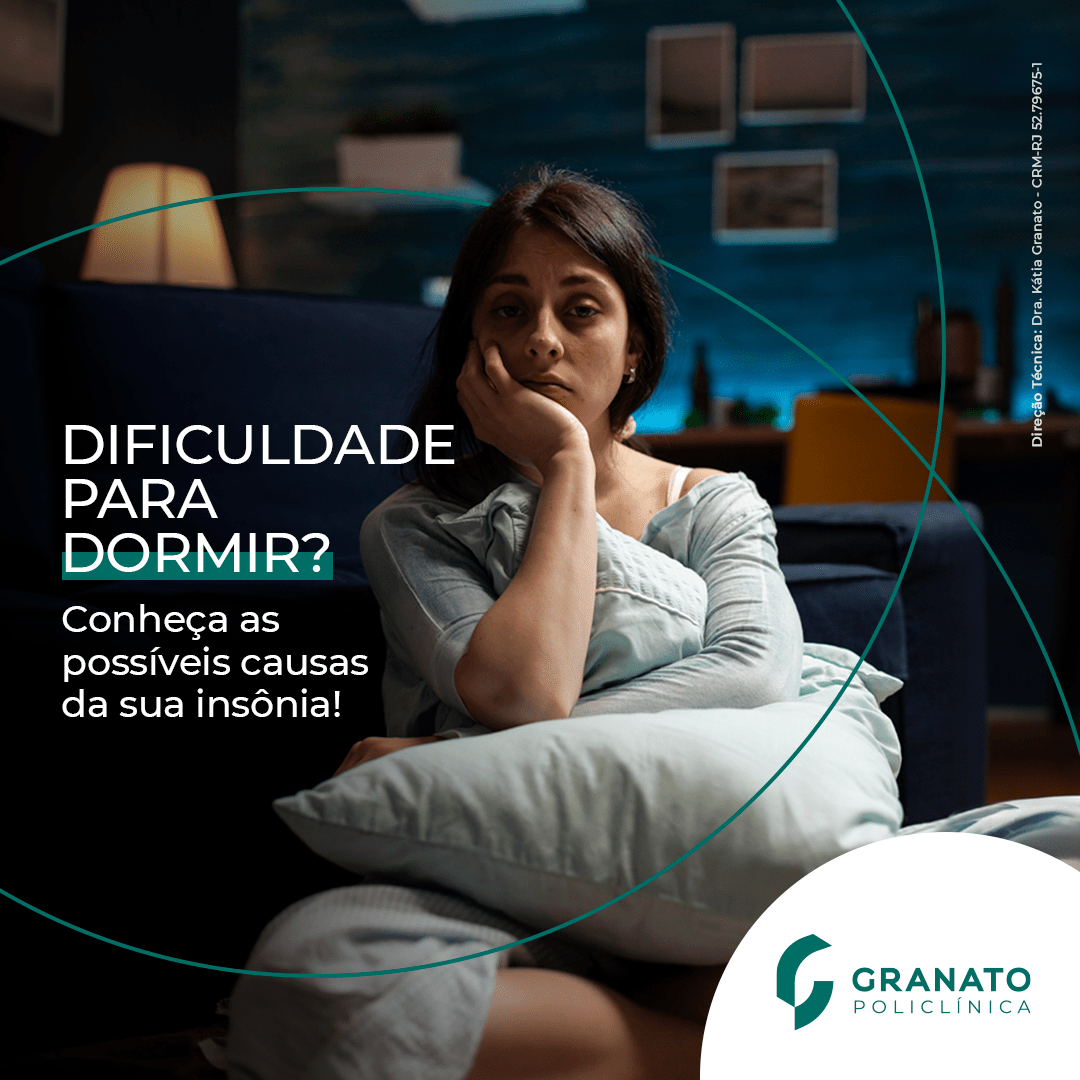 Dificuldade para dormir? Confira as possíveis causas da sua insônia!