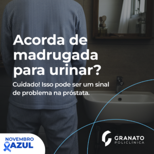 Acorda de madrugada para urinar? Isso pode ser um alerta da próstata