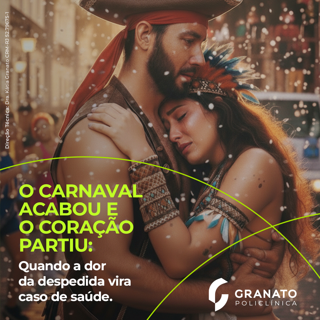 O Carnaval acabou e o coração partiu: quando a despedida vira caso de saúde